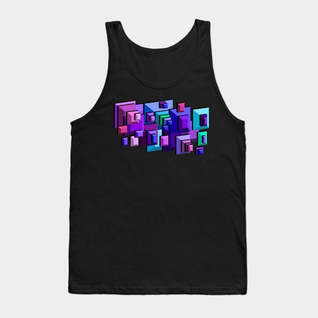 Box Composition 1 Tank Top by Palmer T-Shirts & Mugs